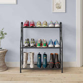 Metal Foldable 3 Tier Plant Stand Natural Flower Pot Holder Plant Area Organizer